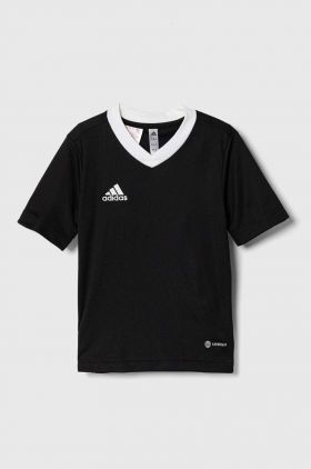 adidas Performance tricou copii ENT22 JSY Y culoarea negru, cu imprimeu