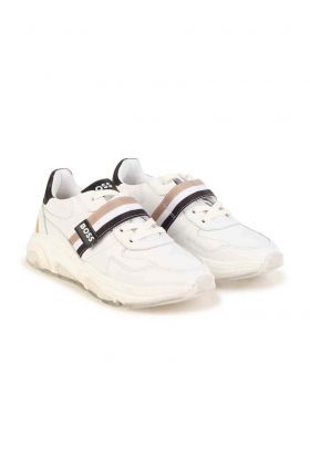 BOSS sneakers pentru copii culoarea alb