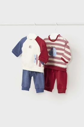 Mayoral Newborn compleu bebe culoarea rosu