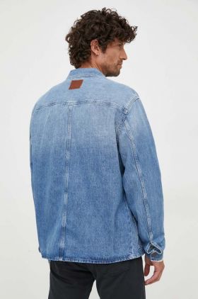 Pepe Jeans geaca jeans barbati, de tranzitie