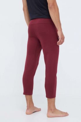 adidas Performance pantaloni de antrenament Base culoarea bordo, neted