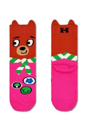 Happy Socks sosete copii Bear Scout Sock culoarea violet