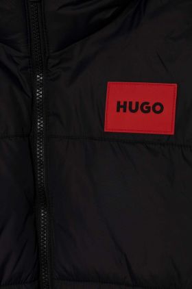 HUGO geaca copii culoarea negru