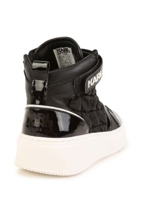 Karl Lagerfeld sneakers pentru copii culoarea negru