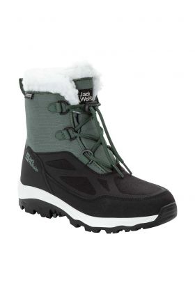 Jack Wolfskin cizme de iarna pentru copii VOJO SHELL XT TEXAPORE MID culoarea verde