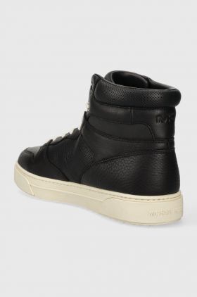 Michael Kors sneakers din piele Barett culoarea negru, 42F3BRFE6L