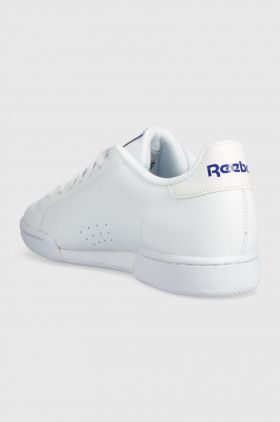 Reebok Classic sneakers din piele NPC II culoarea alb