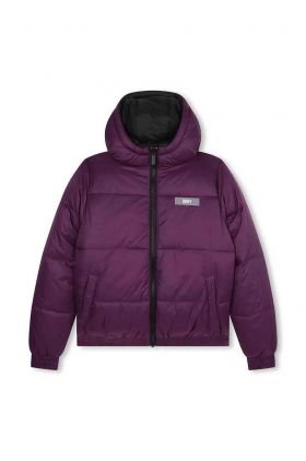 Dkny geaca reversibila pentru copii culoarea violet