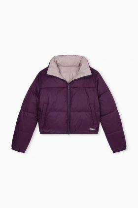 Dkny geaca reversibila pentru copii culoarea violet