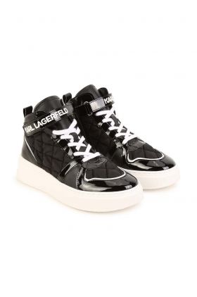 Karl Lagerfeld sneakers pentru copii culoarea negru