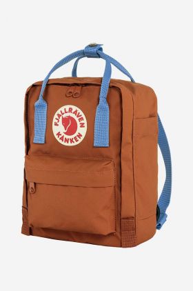 Fjallraven rucsac Kanken Mini culoarea portocaliu, mic, cu imprimeu F23561.243.537-537