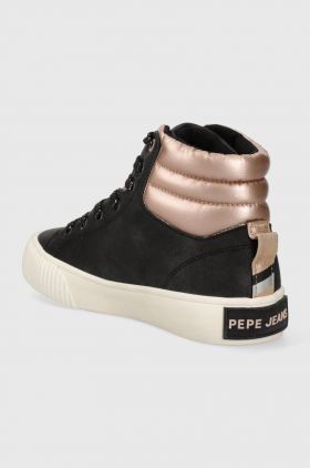 Pepe Jeans sneakers pentru copii culoarea negru