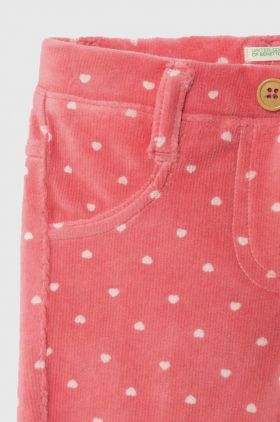 United Colors of Benetton pantaloni bebe culoarea roz