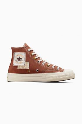 Converse teniși Chuck 70 culoarea maro, A05205C