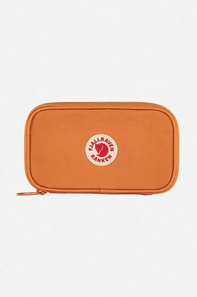 Fjallraven portofel Kanken Travel Wallet culoarea portocaliu F23781.206-206