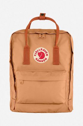 Fjallraven rucsac Kanken culoarea portocaliu, mare, cu imprimeu F23510.241.243-241