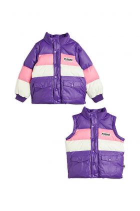 Mini Rodini geaca copii culoarea violet