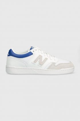 New Balance sneakers BB480LKC culoarea alb