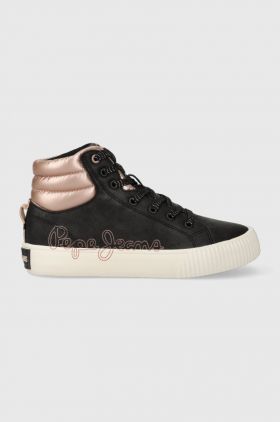 Pepe Jeans sneakers pentru copii culoarea negru