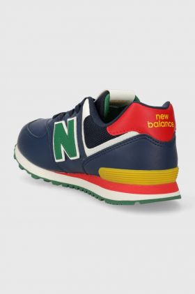 New Balance sneakers pentru copii GC574CT culoarea albastru marin