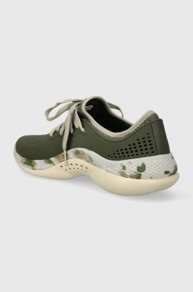 Crocs sneakers Literide 360 Marbled culoarea verde, 207633