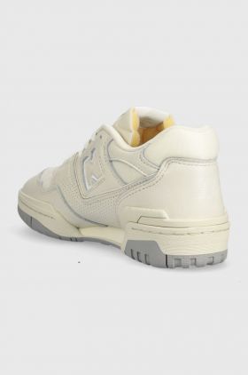 New Balance sneakers din piele BB550PWD culoarea bej