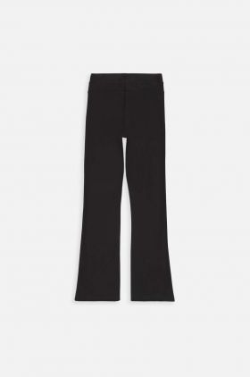 Coccodrillo pantaloni copii culoarea negru, neted