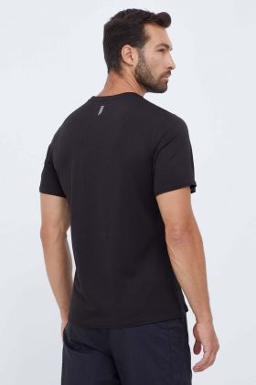 Helly Hansen tricou sport Lifa Tech culoarea negru, cu imprimeu