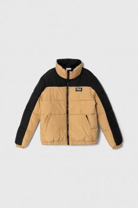 Fila geaca copii THALWENDEN blocked puff jacket culoarea bej