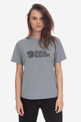 Fjallraven tricou Logo Tee culoarea gri, cu imprimeu F87146.020.999-999