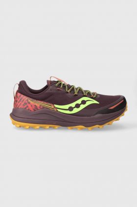 Saucony pantofi de alergat Xodus Ultra 2 culoarea bordo