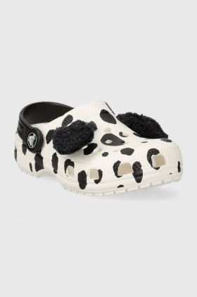 Crocs slapi copii culoarea alb