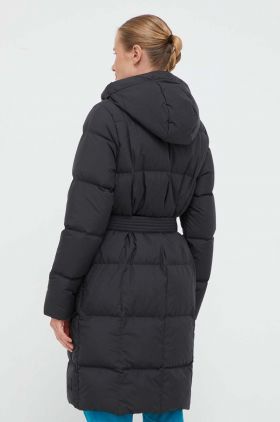 Jack Wolfskin geaca de puf femei, culoarea negru, de iarna