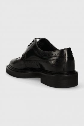 Gant pantofi de piele Jaczy barbati, culoarea negru, 27631388.G00