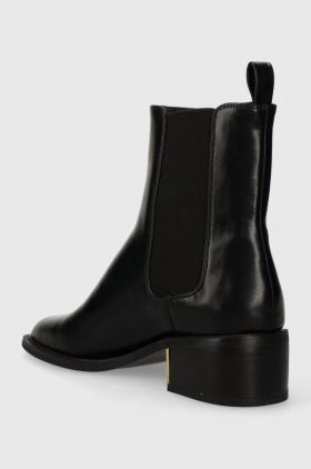 Answear Lab cizme femei, culoarea negru, cu toc drept