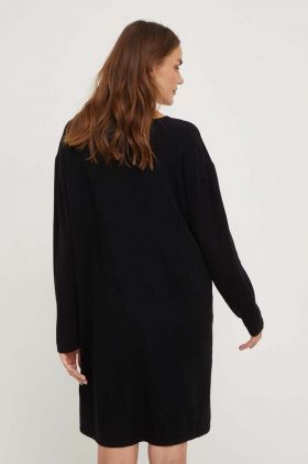 Answear Lab rochie culoarea negru, mini, oversize