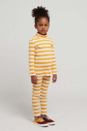 Bobo Choses leggins bebe culoarea galben, modelator