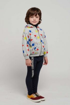 Bobo Choses leggins copii culoarea albastru marin, cu imprimeu