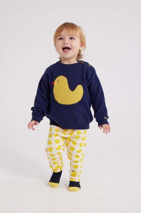 Bobo Choses pulover bebe culoarea albastru marin