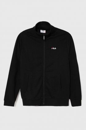 Fila bluza copii BIDINGEN culoarea negru, melanj