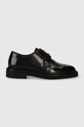 Gant pantofi de piele Jaczy barbati, culoarea negru, 27631386.G00