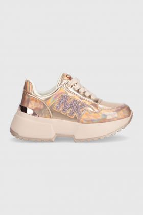 Michael Kors sneakers pentru copii culoarea portocaliu