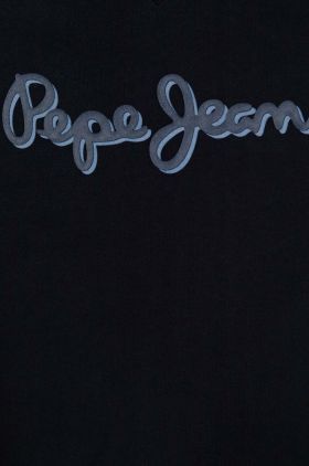 Pepe Jeans bluza copii culoarea albastru marin, cu imprimeu