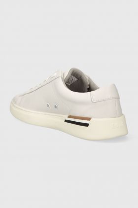 BOSS sneakers din piele Clint culoarea alb, 50502885