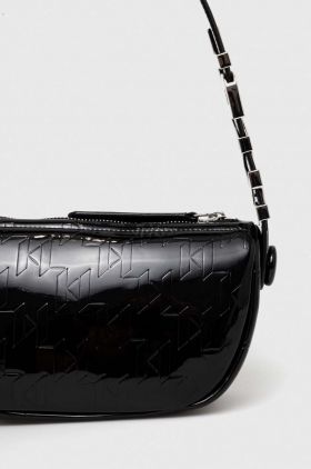 Karl Lagerfeld poseta culoarea negru