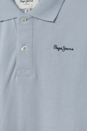 Pepe Jeans tricouri polo din bumbac pentru copii neted