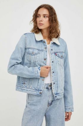 Levi's geaca jeans femei, de tranzitie