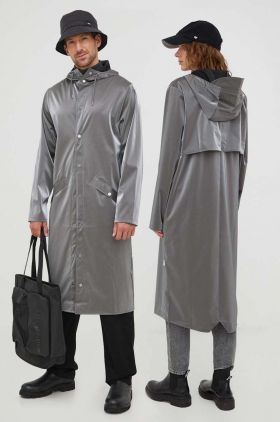 Rains geaca de ploaie 18360 Jackets culoarea argintiu, de tranzitie