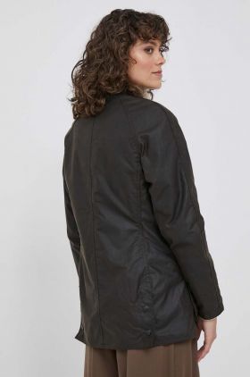 Barbour jacheta de bumbac culoarea maro, de tranzitie