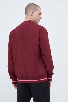 adidas geaca bomber barbati, culoarea bordo, de tranzitie